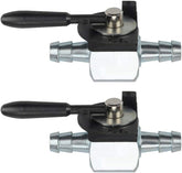 2-Pack 1/4 inch Heavy Duty Fuel Gas Shut-Off Valve Steel In-line Cut-Off ATV Lawn Mower for #Oregon 07-403 Scag 48568 Rotary 868